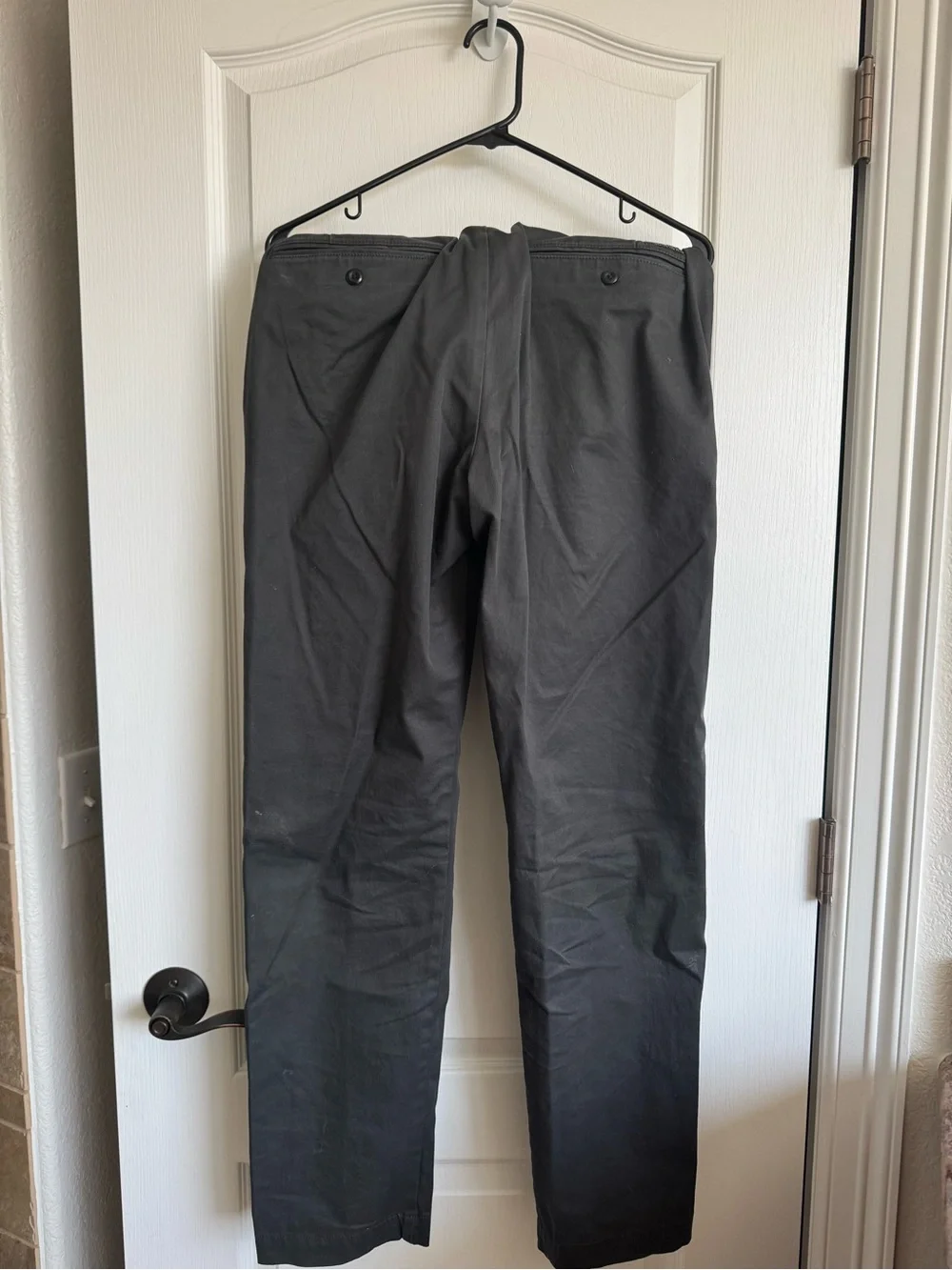 Banana Republic Men's Charcoal Gray Chino Pants